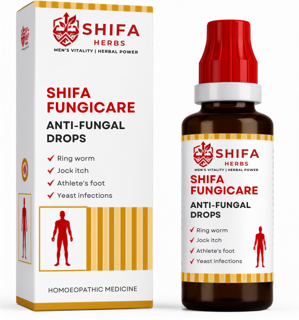 Shifa FungiCare Anti-Fungal Drops - Product Box and Bottle